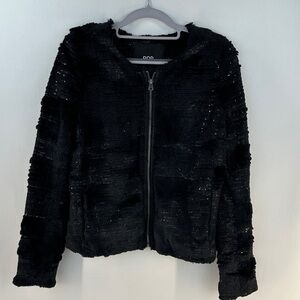BDB David Bitton Fur Sequined Jacket